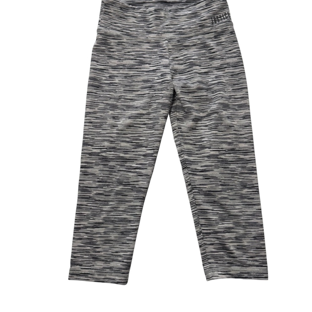 Justice Monochrome Striped Leggings Girls Size 8